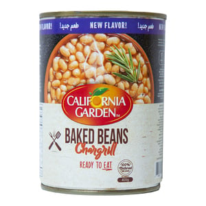 California Garden Baked Beans Chargrill 400 g