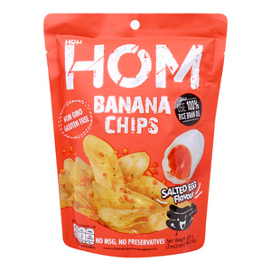 Hom Banana Chips Salted Egg Flavour 40 g