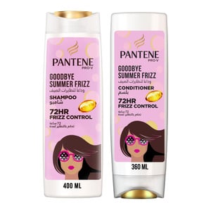 Pantene Pro-V Shampoo Goodbye Summer Frizz 400ml +  Conditioner 360ml