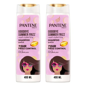 Pantene Pro-V Goodbye Summer Frizz Shampoo Value Pack 2 x 400ml