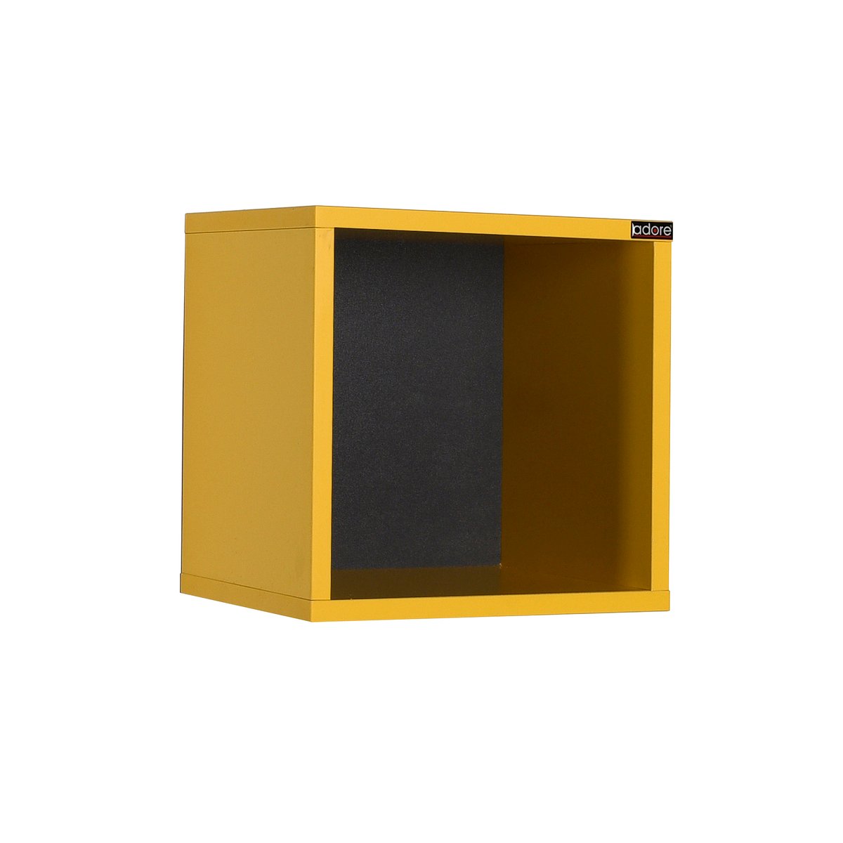 Maple Leaf Wooden Cube Wall Shelves, Display Storage Wood Shelf RAF33 Yellow