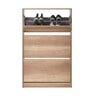 Maple Leaf Wooden Shoe Rack Cabinet SH-C530 Beech