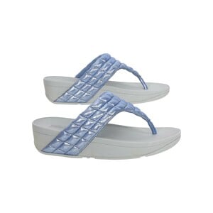 Fitflop Women's Sandal Lulu Padded Shimmy X59-003 Blue, 37