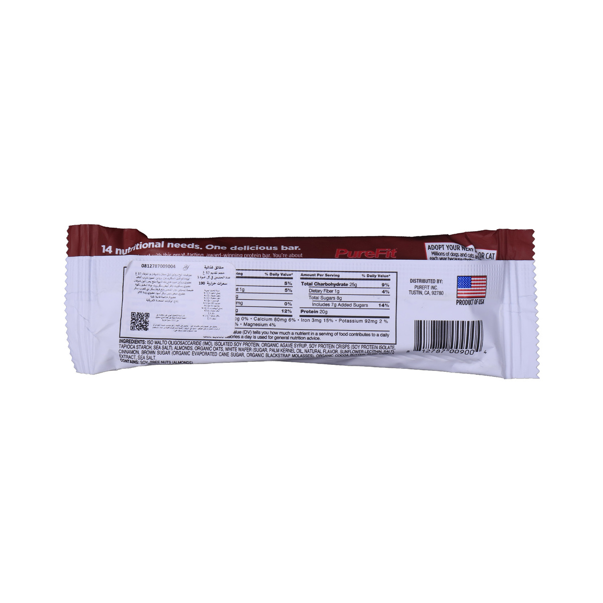 Purefit Protein Bars Oatmeal Cinnamon 57g