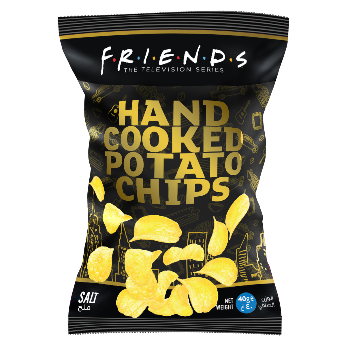 LuLu Friends Salt Hand Cooked Potato Chips 40 g