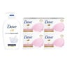 Dove Beauty Cream Bar Soap Pink 4 x 135g + Handwash 245ml