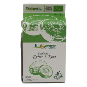 Bio Solidale Organic Kiwi Extra Jam 220g