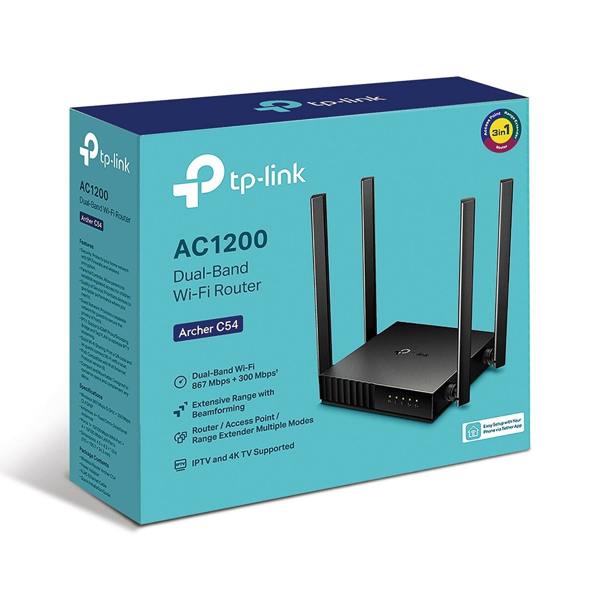 TP- Link AC1200 Dual-Band Wi-Fi Router Archer C54