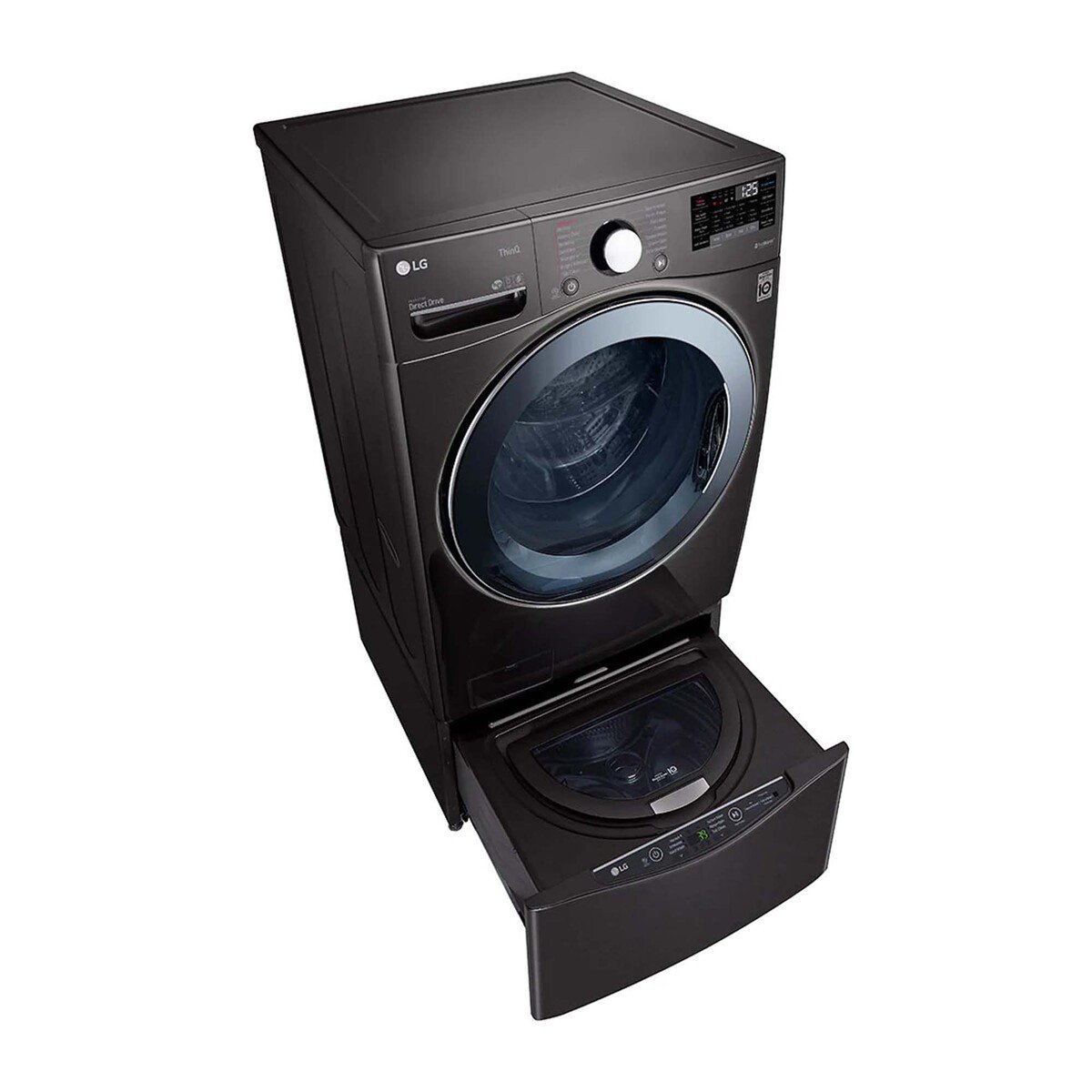 LG Washing Machine TWINWash™, Washer & Dryer, 23.5 / 12KG, 6 Motion Direct Drive, TurboWash360, Steam™, ThinQ