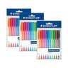 Staedtler Ball Pen 432 Assorted 10Colors 3Pack