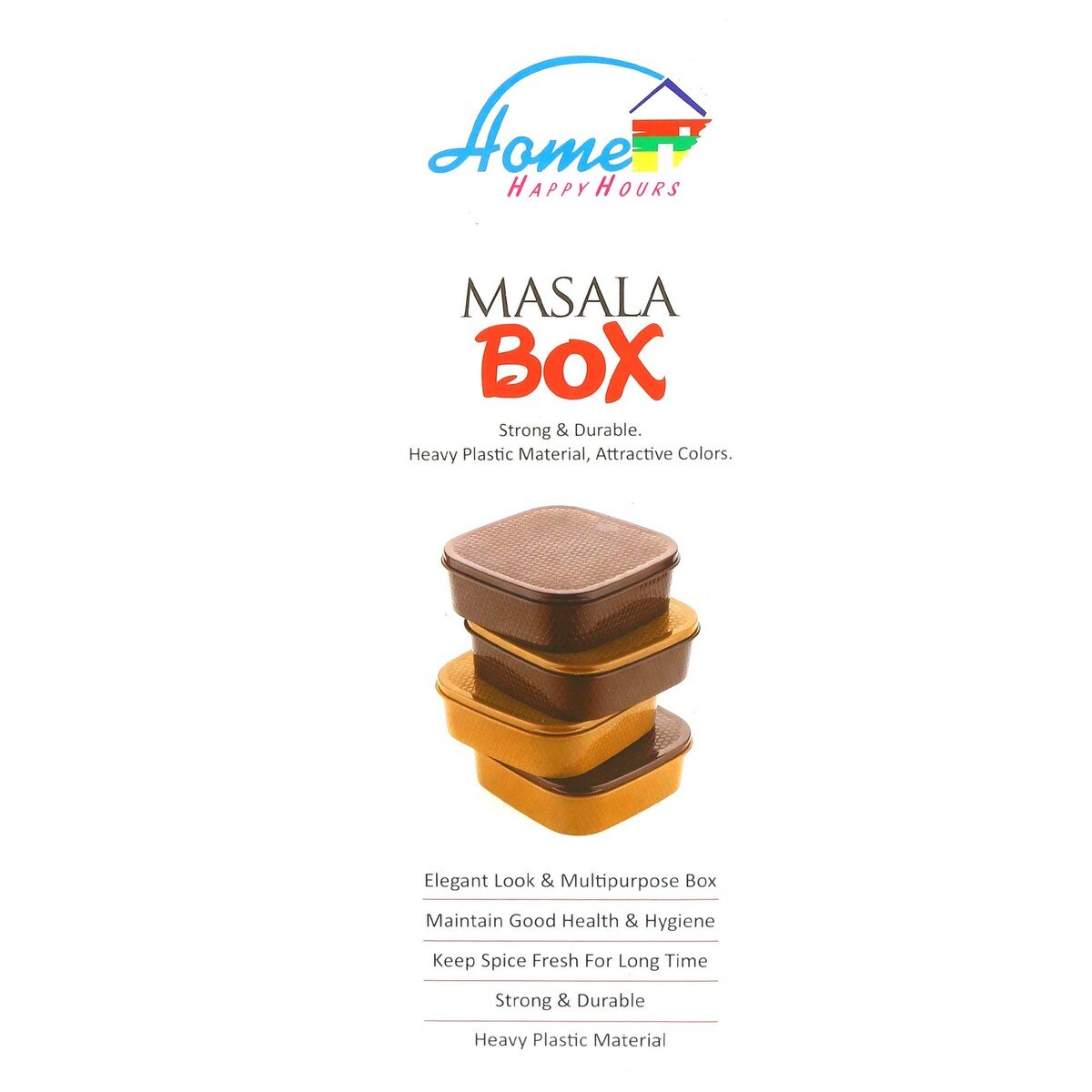 Home Plastic Masala Box