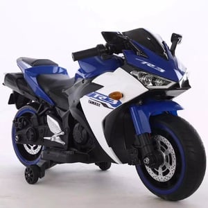 Skid Fusion Kids Motor Bike Blue N-888