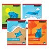 Classmate Exercise Book Centre Stapled 240x180mm 56-GSM Unruled 200 Pages Assorted