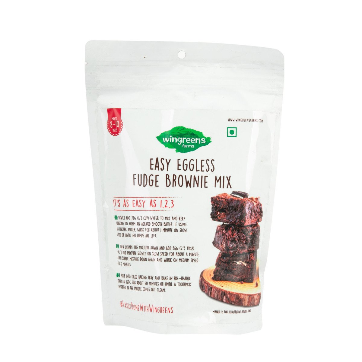 Wingreens Easy Eggless Fudge Brownie Mix 300 g
