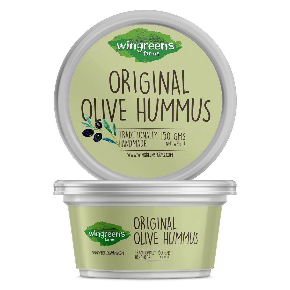 Wingreens Farms Original Olive Hummus 150 g
