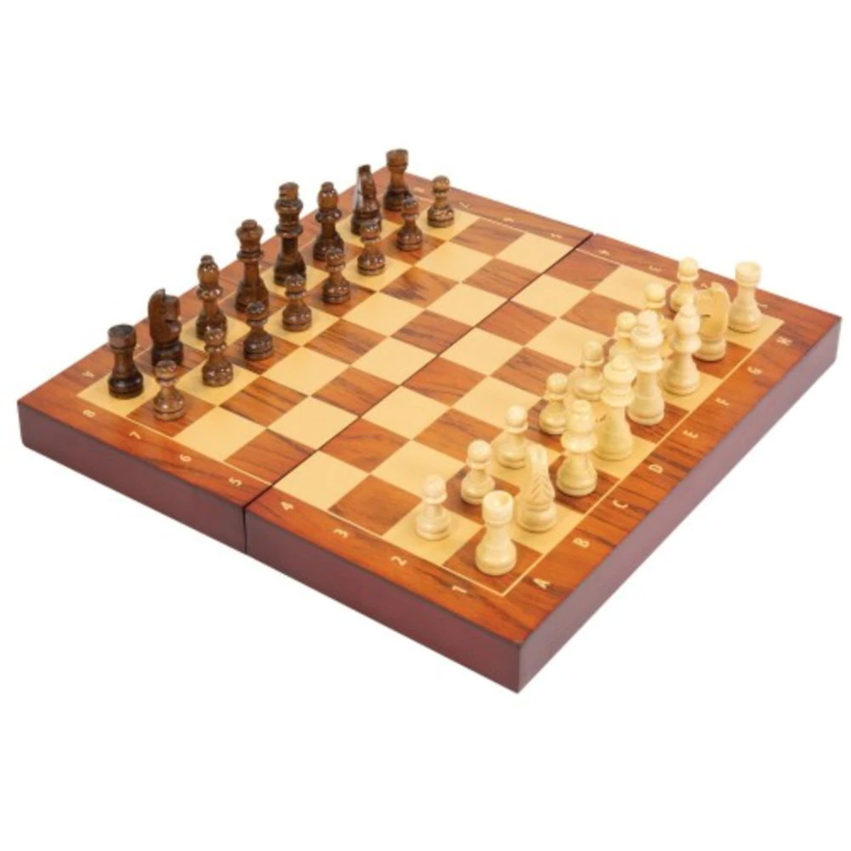 Merchant Ambassador Folding Wood Chess TG1901