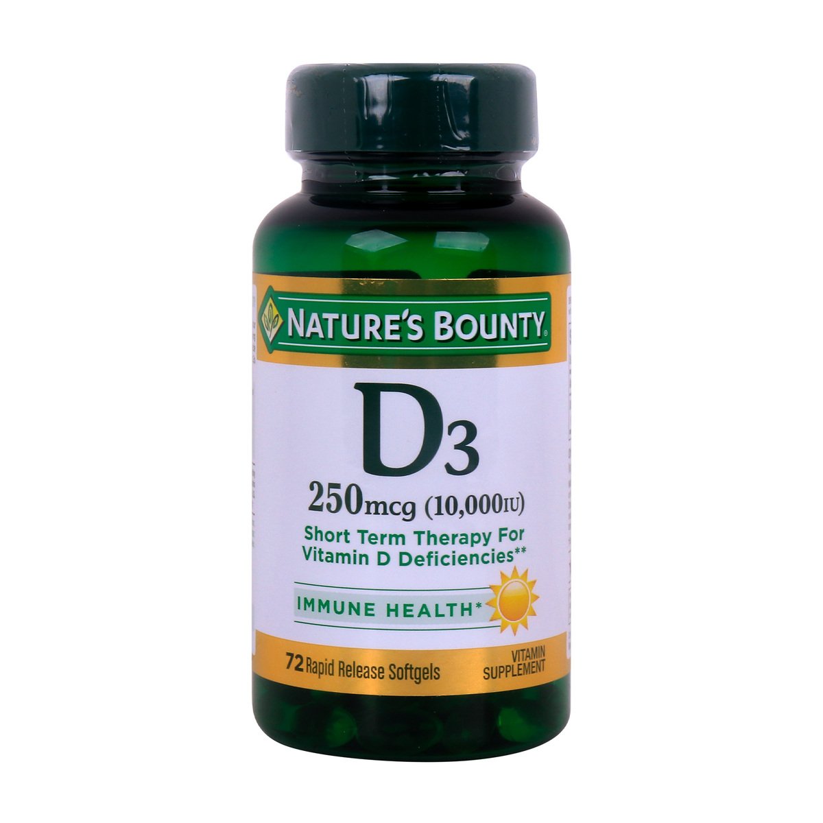 Nature's Bounty Vitamin D3 250mcg 72pcs