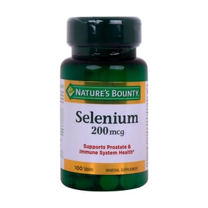 Nature's Bounty Selenium 200mcg 100pcs