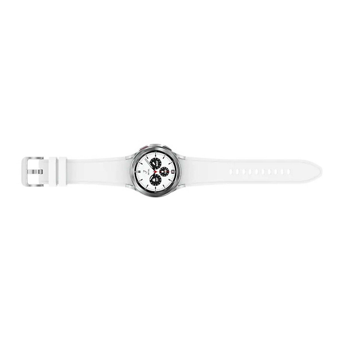 ساعة سامسونج جالاكسي الإصدار 4 تصميم كلاسيكي إس إم - 42 مم - فضي - SM-R880