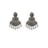 Eten Traditional Ethnic Earrings Antique Oxidized Silver Color WB001