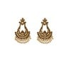 Eten Traditional Ethnic Earrings Antique Oxidized Gold Color WB009