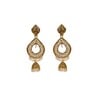 Eten Traditional Ethnic Earrings Antique Oxidized Gold Color WB014