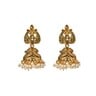 Eten Traditional Ethnic Earrings Antique Oxidized Gold Color WB028