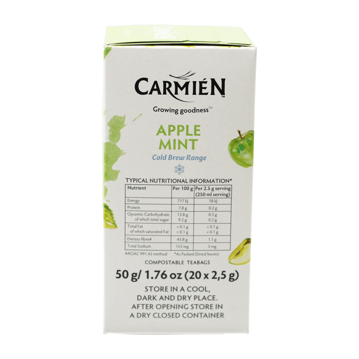 Carmien Cold Brew Rooibos Apple Mint 20 Teabags