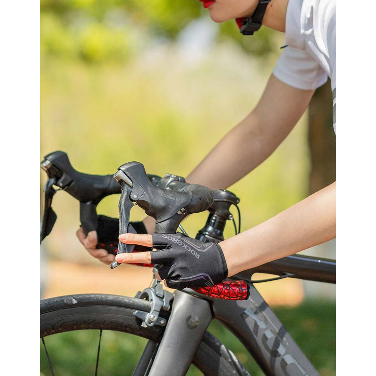 ROCKBROS Cycling Fingerless Gloves S251-XLarge