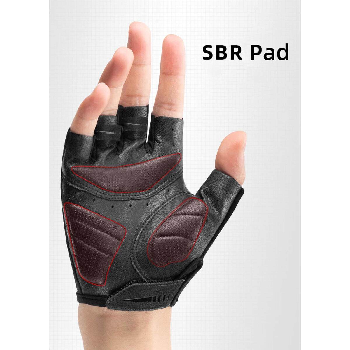 ROCKBROS Cycling Fingerless Gloves S251-Medium