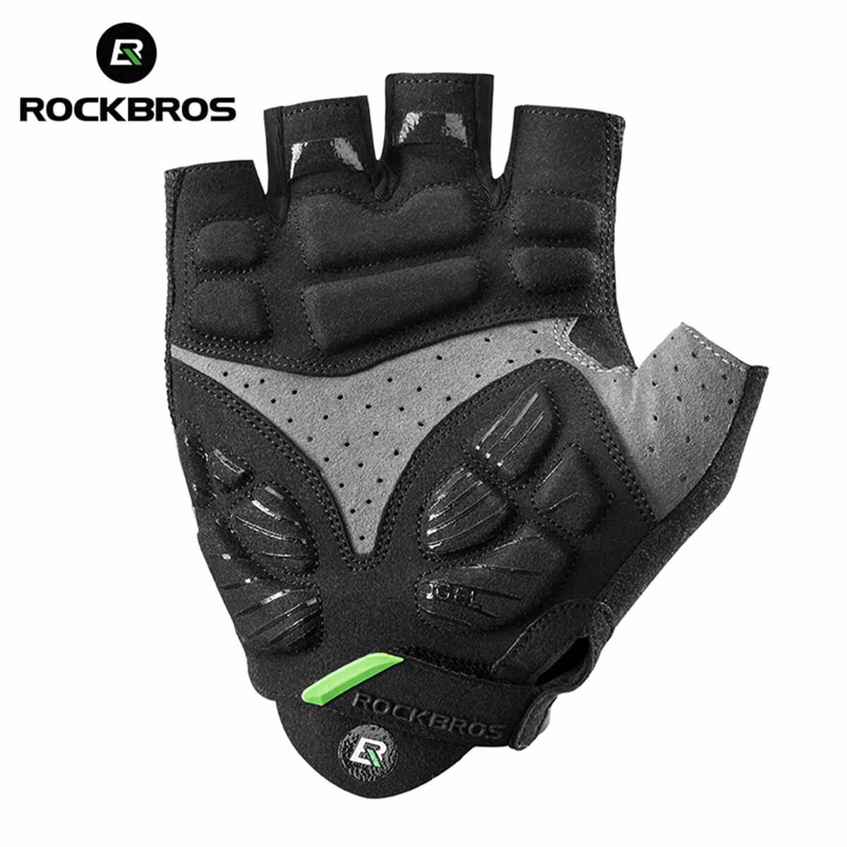 ROCKBROS Half Finger Cycling Gloves S159BGR Extra Large