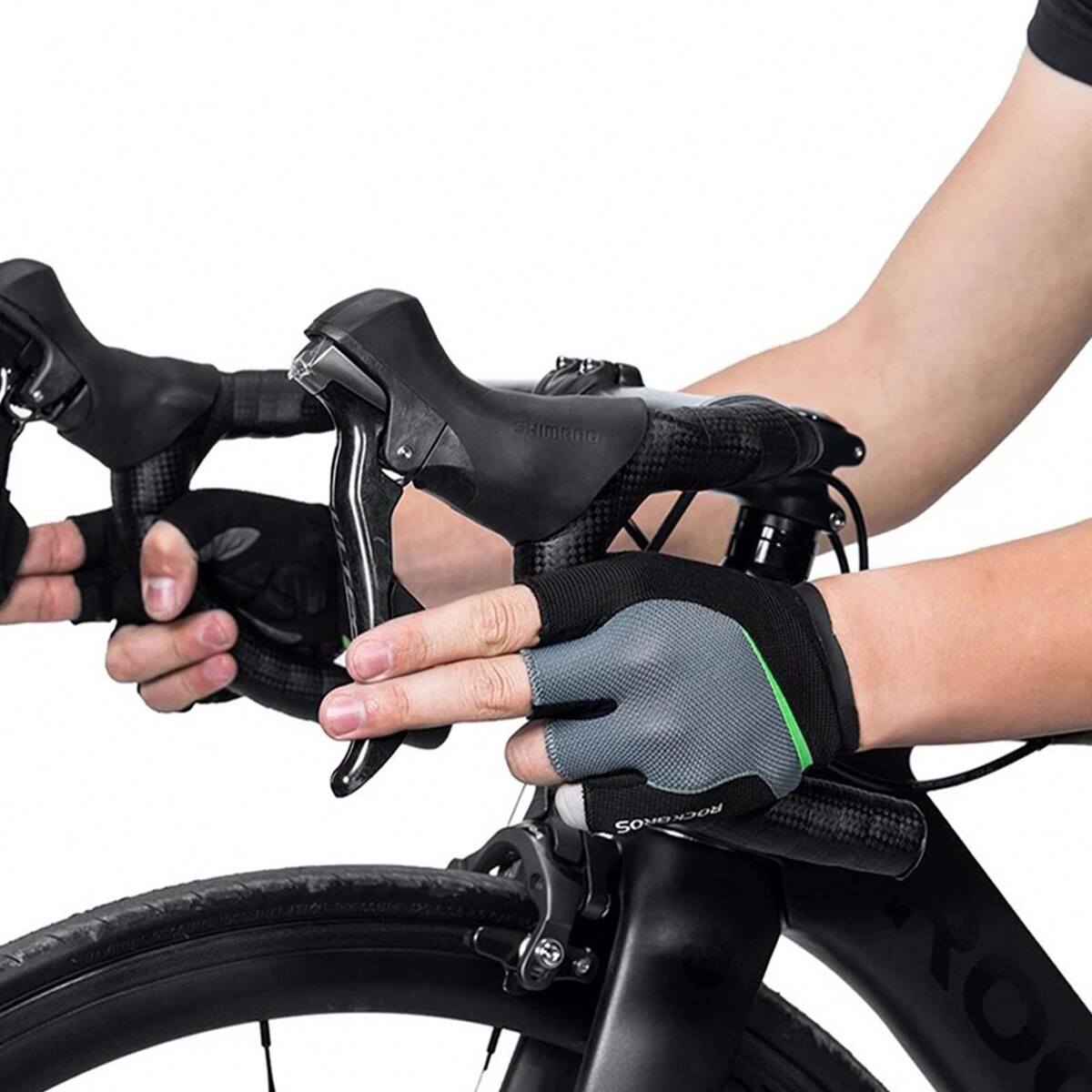 ROCKBROS Half Finger Cycling Gloves S159BGR Extra Large