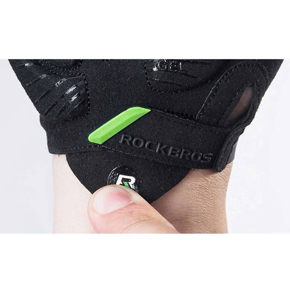 ROCKBROS Half Finger Cycling Gloves S159BGR Large