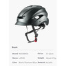 ROCKBROS Cycling Helmet WT099-BK Black