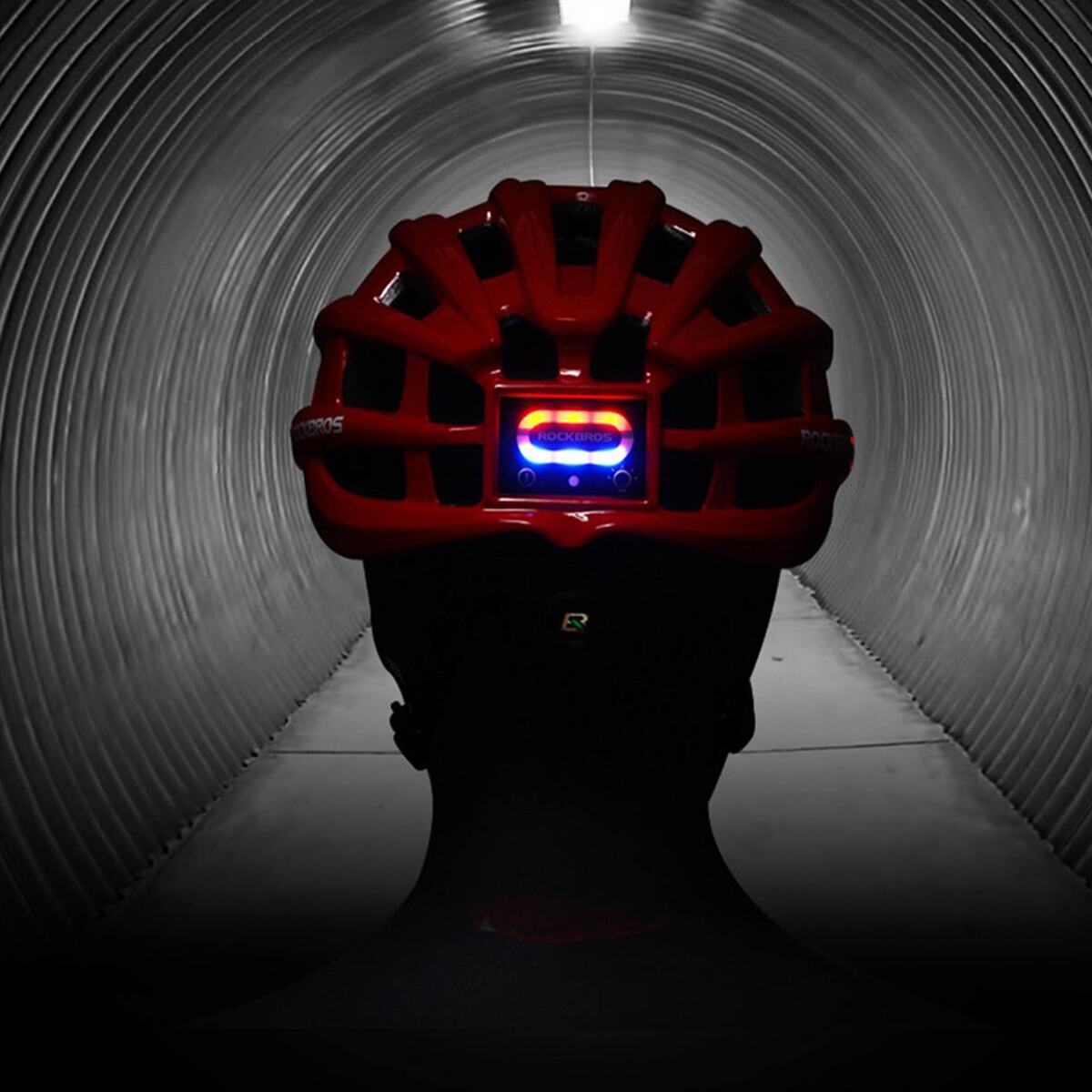 ROCKBROS Cycling Helmet With Light ZN1001-BL Blue