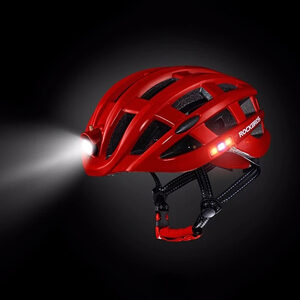 ROCKBROS Cycling Helmet With Light ZN1001-R Red