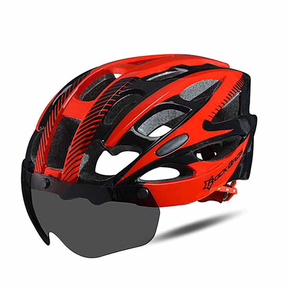 ROCKBROS Cycling Helmet WT027S-BR Black Red