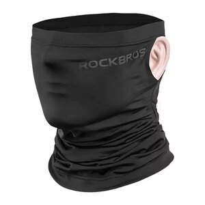ROCKBROS Cycling Ice Silk Face Mask WB-003B Black