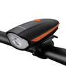 ROCKBROS Bicycle Rechargeable Light with Horn 7588-OR Black Orange