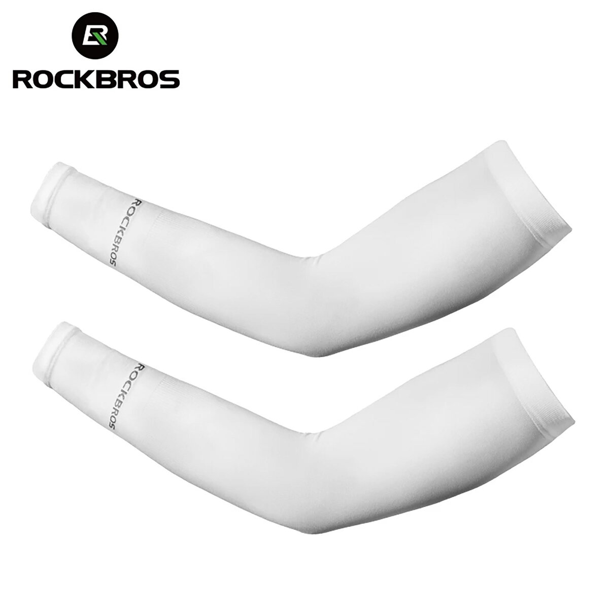 ROCKBROS Cycling Arm Sleeves XT9002W White