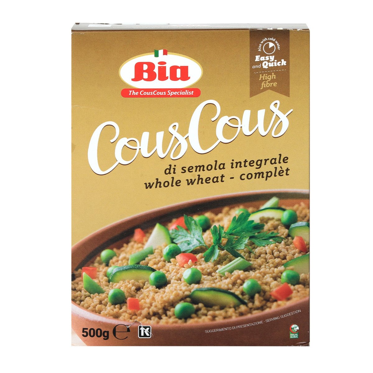 Bia Couscous Whole Wheat 500g