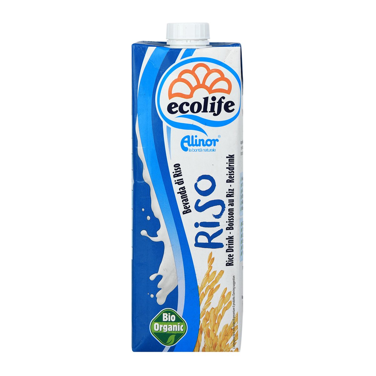 اشتري قم بشراء Ecolife Organic Rice Drink Natural 1Litre Online at Best Price من الموقع - من لولو هايبر ماركت Rice Milk في الكويت