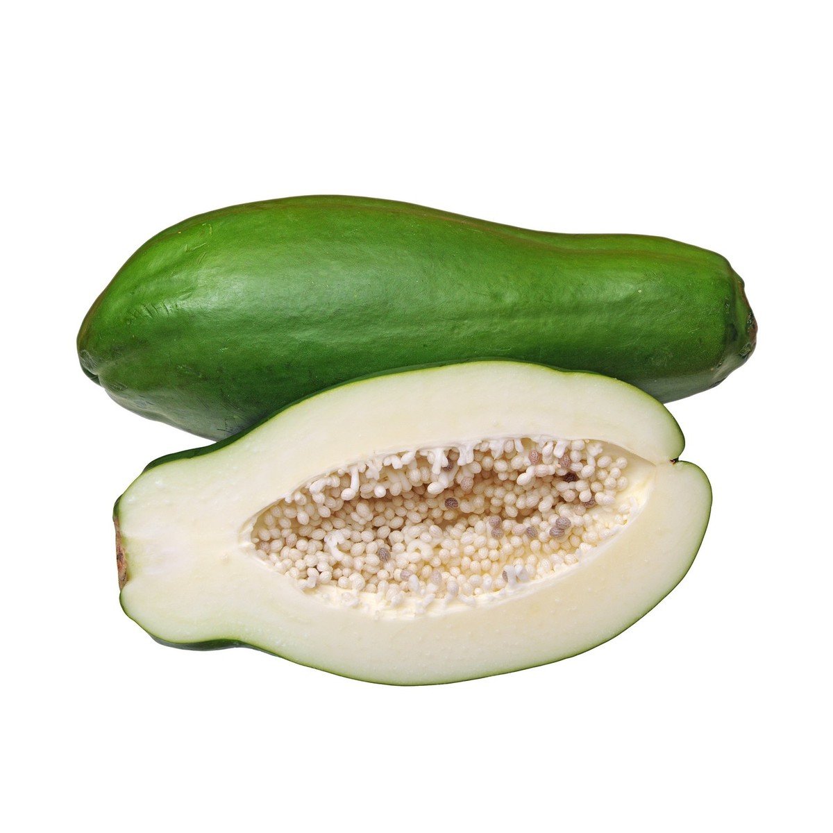 اشتري قم بشراء بابايا خضراء 700 جم- 900 جم Online at Best Price من الموقع - من لولو هايبر ماركت Green Vegetables في السعودية