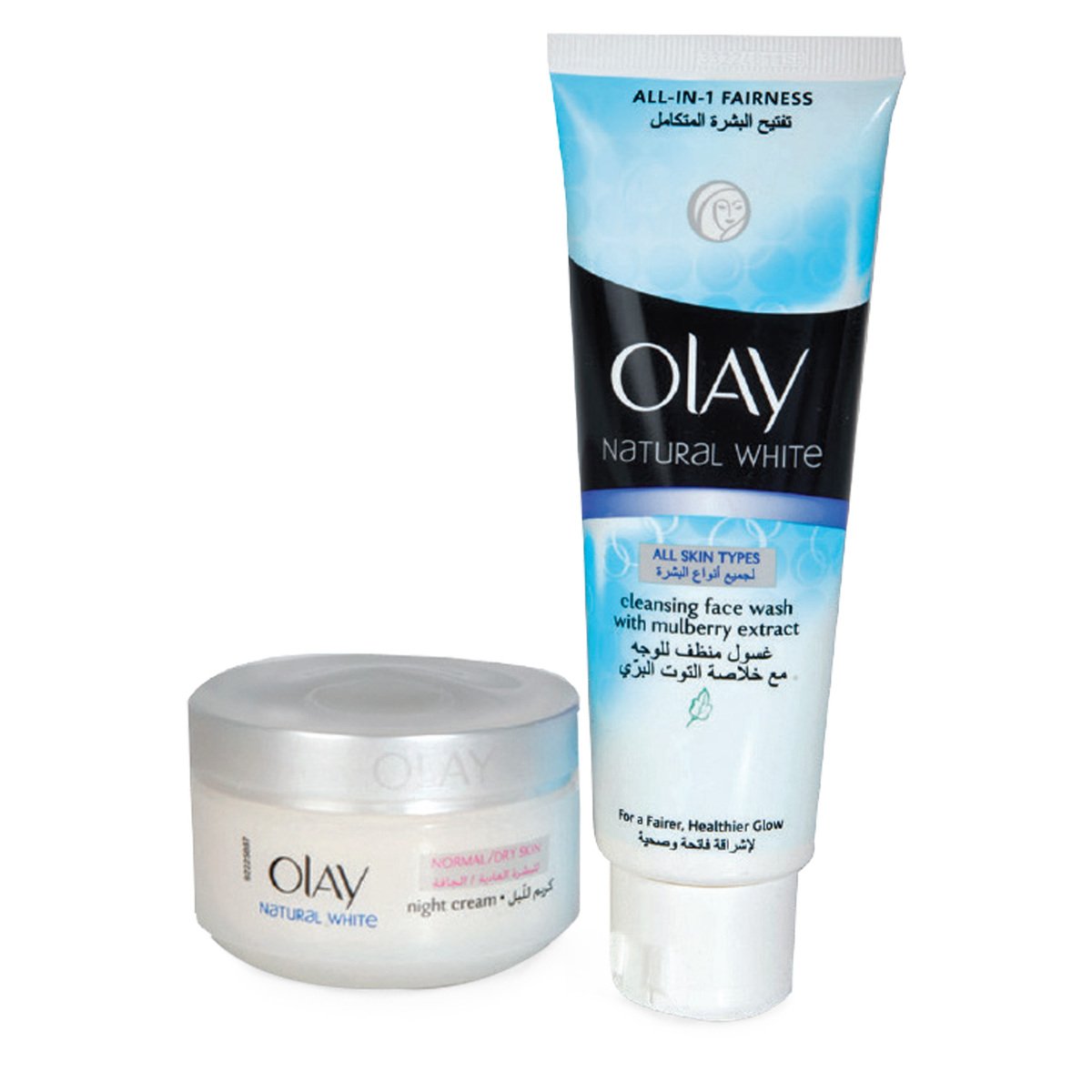Olay Natural White Face Wash 100g + Cream 50ml