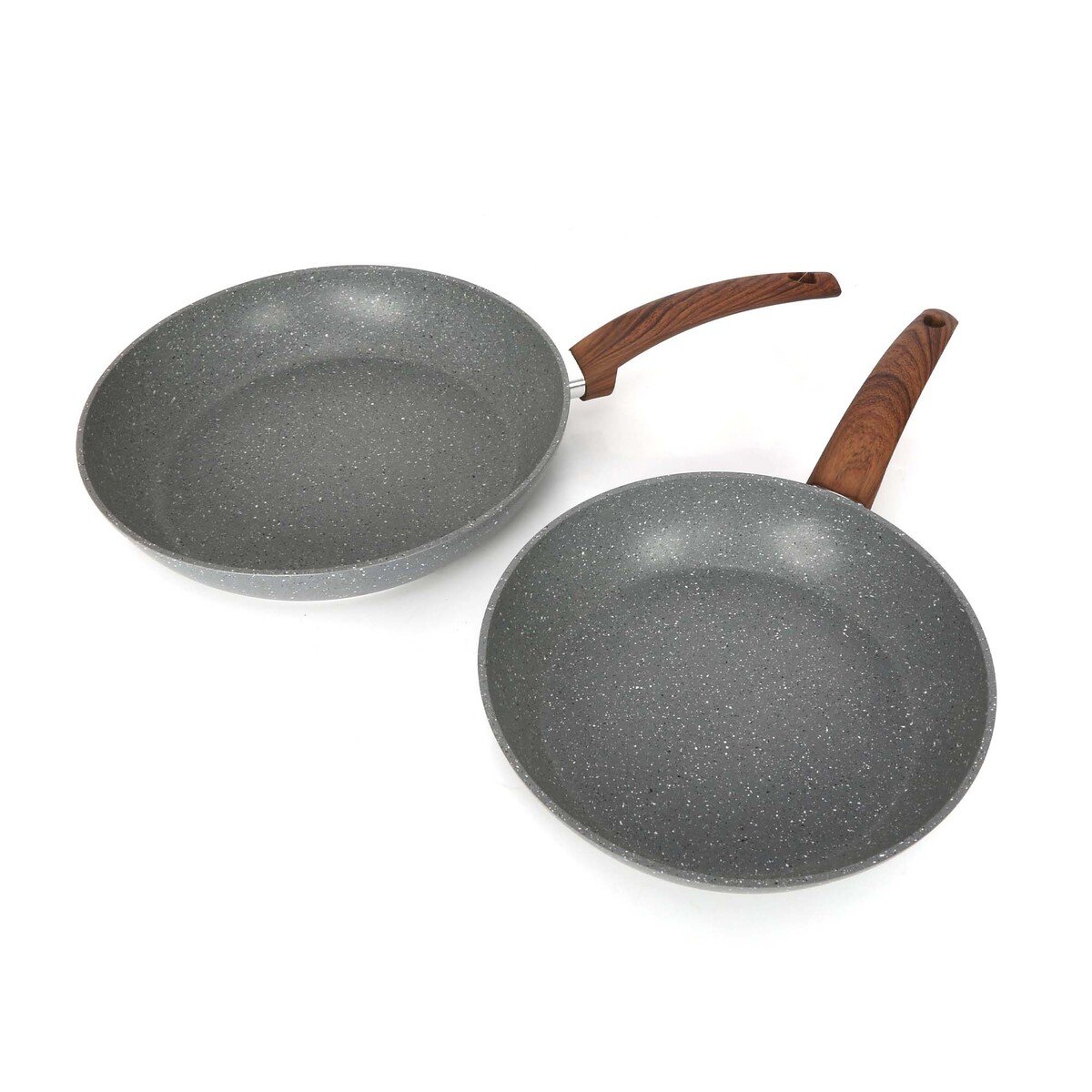 Chefline Gray Marble Forged Fry Pan 2pcs 24cm + 28cm