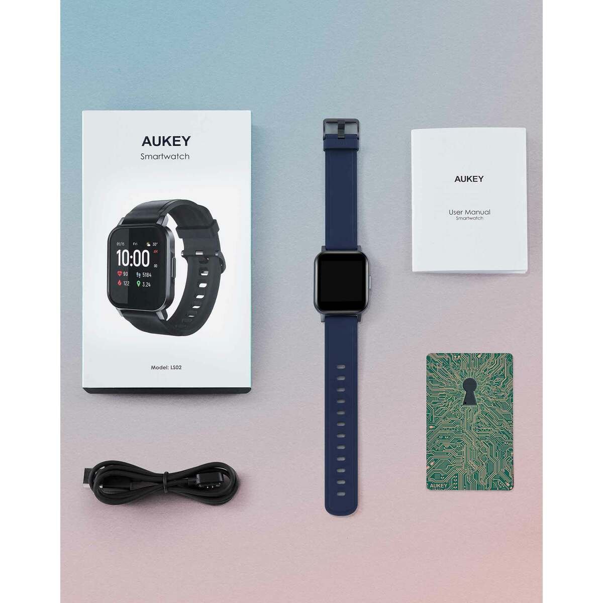 Aukey Smartwatch LS02 Blue