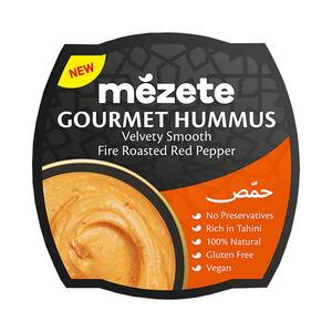 Mezete Fire Roasted Red Pepper Gourmet Hummus 215 g