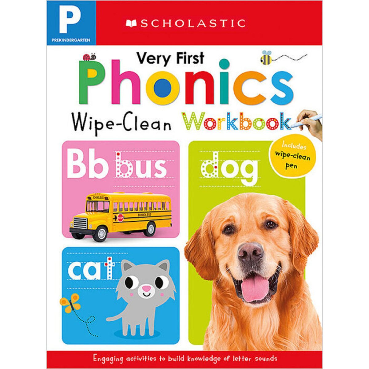 Scholastic Early Learners: Wipe-Clean Workbooks - Pre-K: Very First Phonics