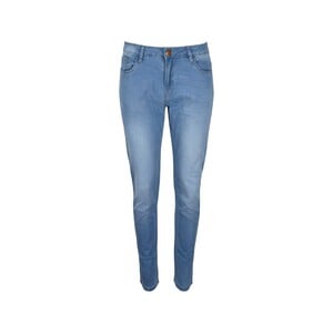 Reo Women's Fashion Jeans Straight Fit Denim Light Blue 8