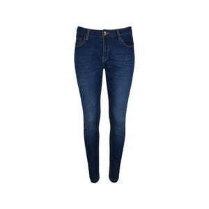 Reo Women's Fashion Jeans Straight Fit Denim Dark Blue 10